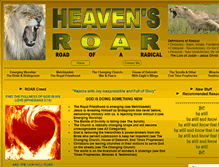 Tablet Screenshot of heavensroar.org